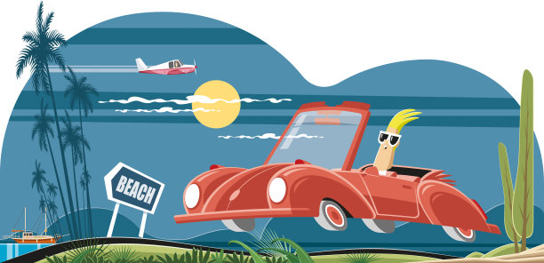 敞篷小汽车77图片下载