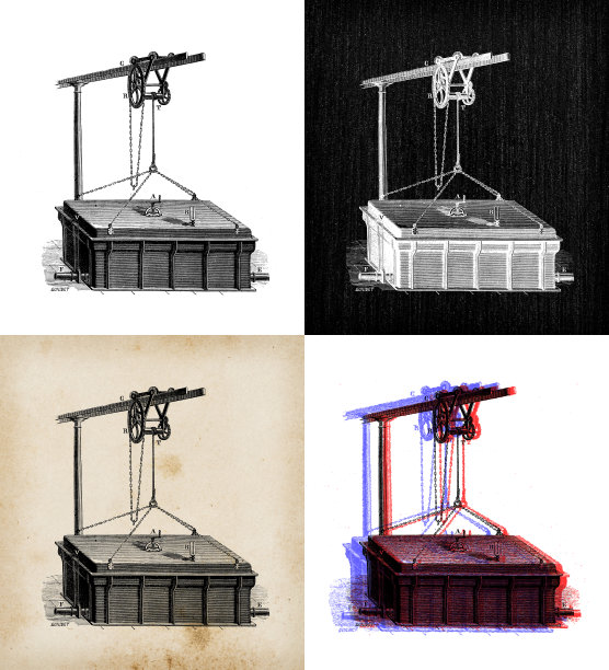 科学发现的古董插图:煤，煤气和燃料油图片下载