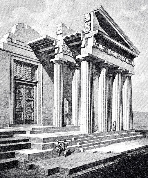 万神殿在雅典图片下载