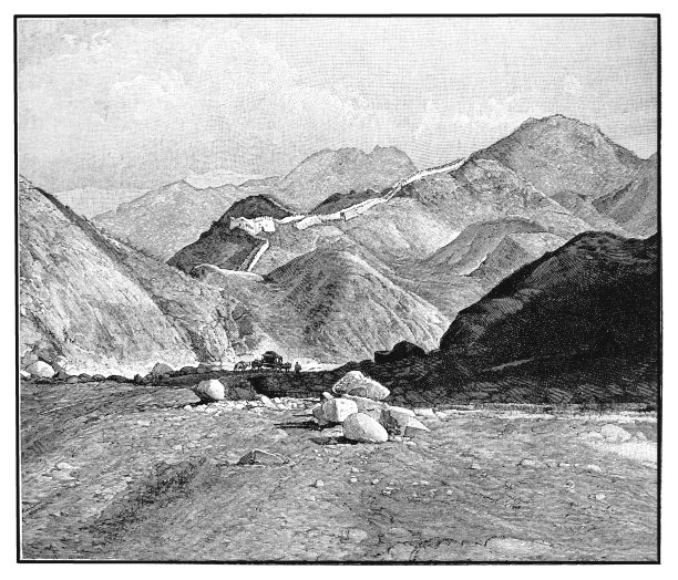 中国的长城在南空关口图片下载