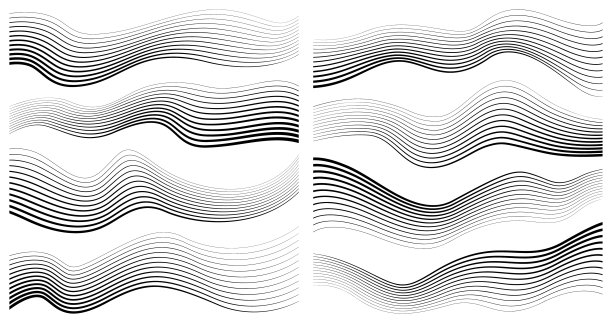 抽象的曲线图片下载