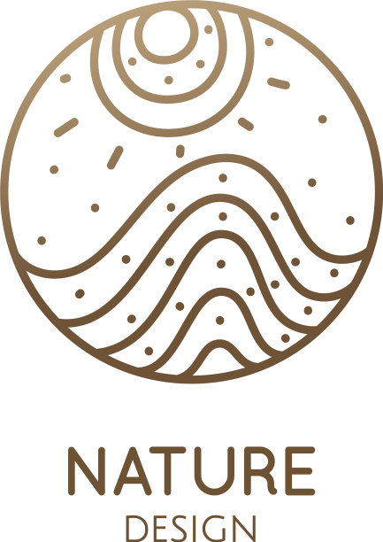 线形标志海浪图片下载