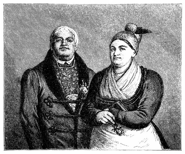 来自克雷姆斯山谷上游的一对夫妇(大约1830年)图片下载