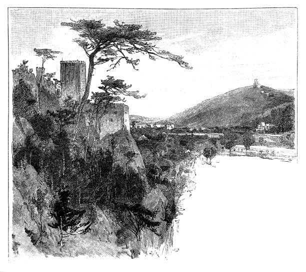 劳亨斯坦城堡位于维也纳附近的巴登区图片下载