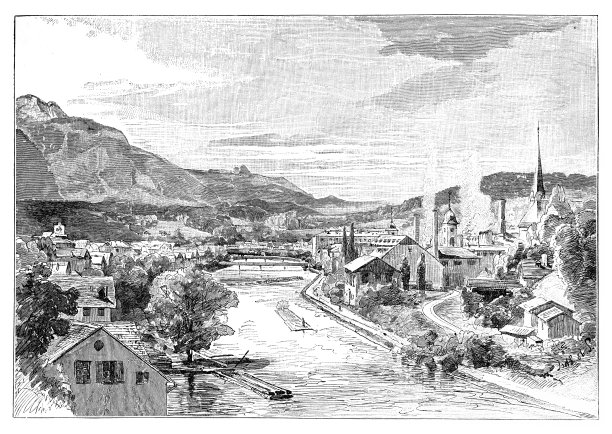 奥地利Bad Ischl的历史观图片下载