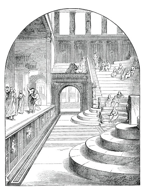 小剧院,庞贝古城图片下载