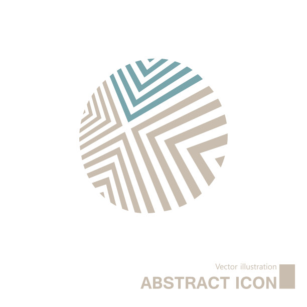 矢量绘制抽象图标。图片下载