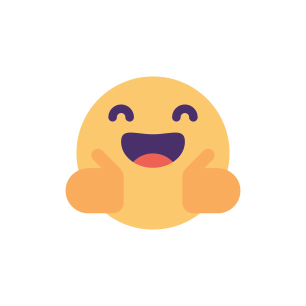 Emoticon裁剪设计平面颜色图片下载