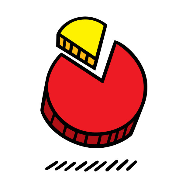 饼图涂鸦图片下载