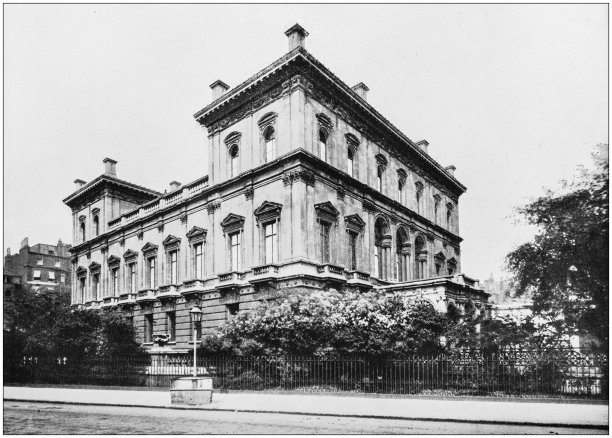 伦敦的古董照片:公园巷图片下载