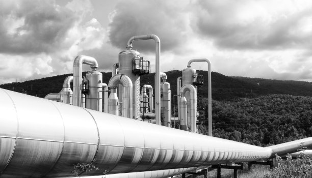 地热发电站。图片下载