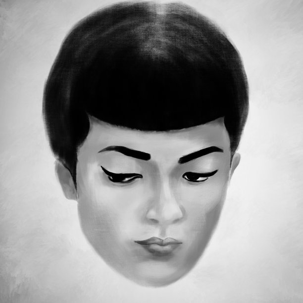 年轻亚洲女人的风景肖像特写图片下载