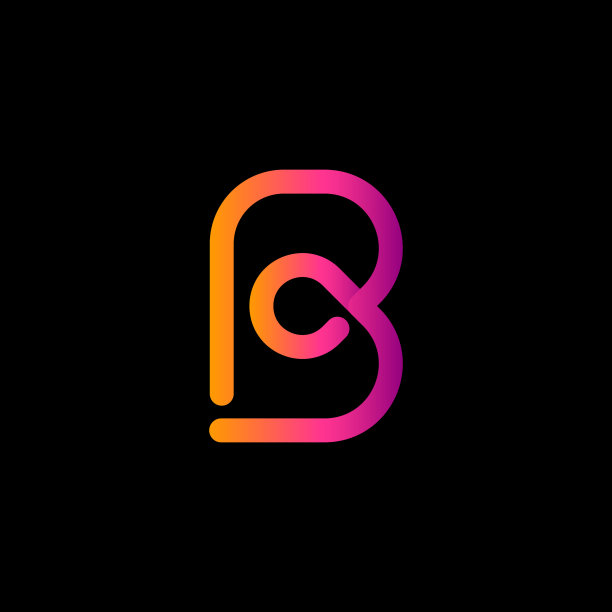 可定制的B字母Logo图片下载