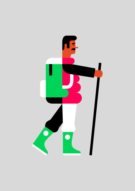 旅行者矢量图图片下载