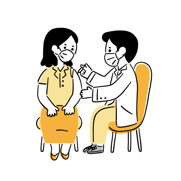 医生给女病人注射药物图片下载