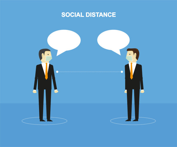 社会距离图片下载