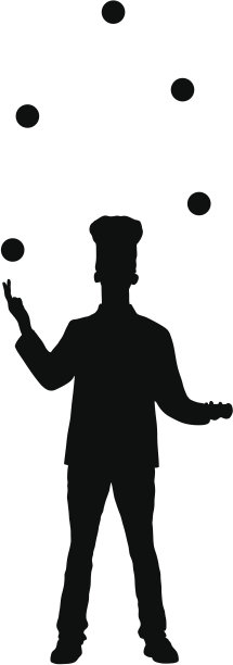 杂耍厨师图片下载