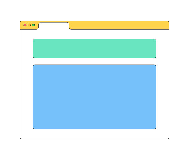 网页浏览器最小设计可编辑笔画图片下载