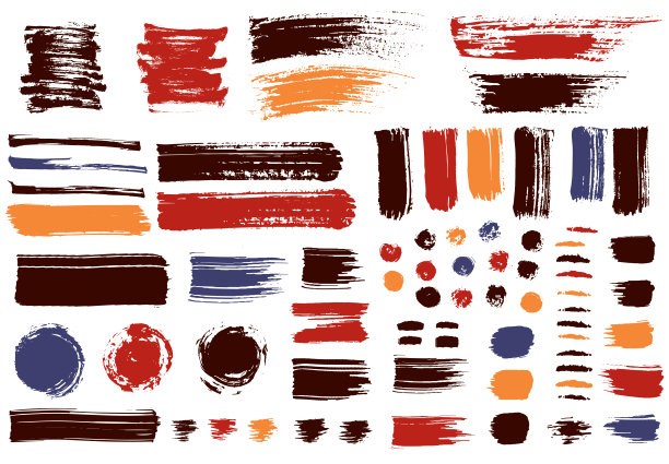 矢量画笔的集合图片下载