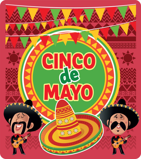 5月5日，墨西哥的联邦假日，墨西哥万岁图片下载
