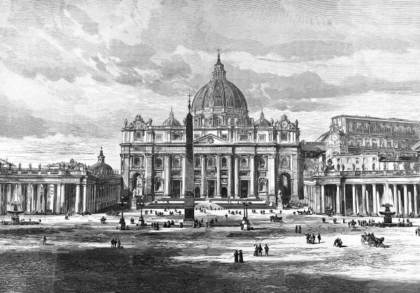 罗马，圣彼得大教堂图片下载