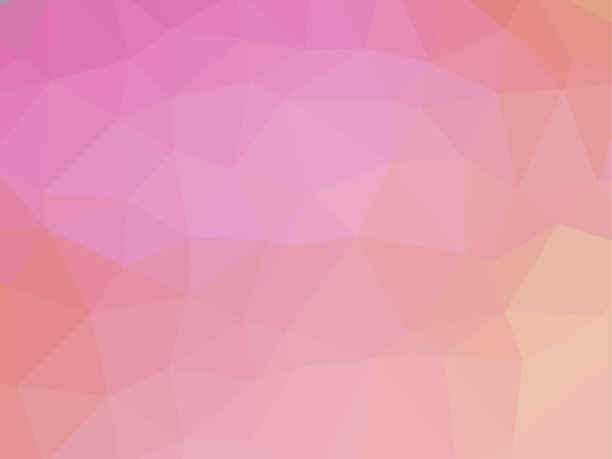 多边形背景图案-多边形-粉红色红色墙纸-矢量插图图片下载