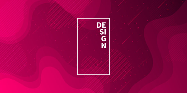 时尚的星空与流体和几何形状-粉红色梯度图片下载