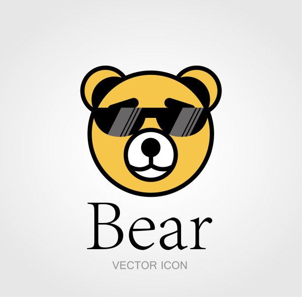 熊标志设计图片下载