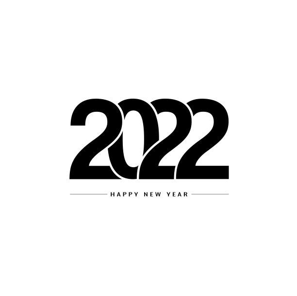 新年快乐2022文字设计背景为您的圣诞节图片下载