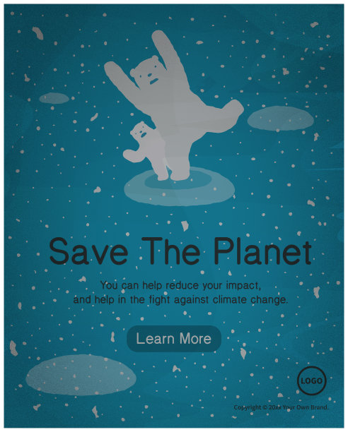 拯救地球、可持续发展、环境保护，北极熊恳求帮助图片下载