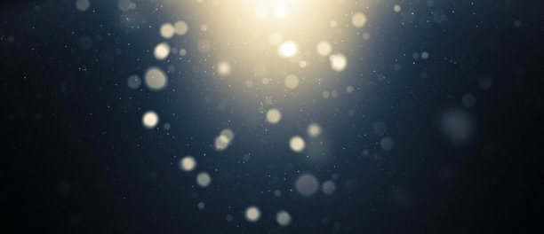 散焦的光和灰尘图片下载