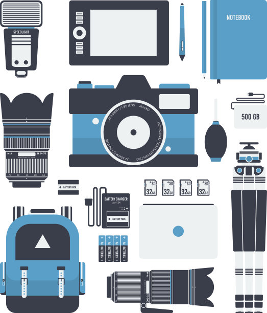 平面摄影设备图片下载