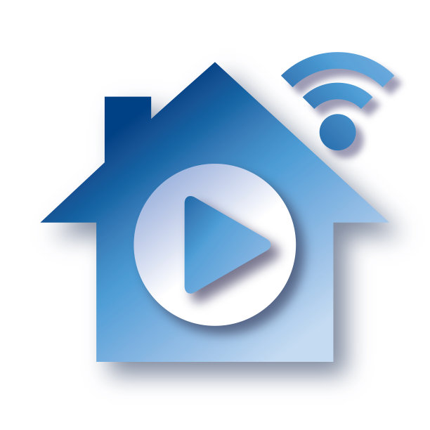 家庭娱乐视频流图标图片下载
