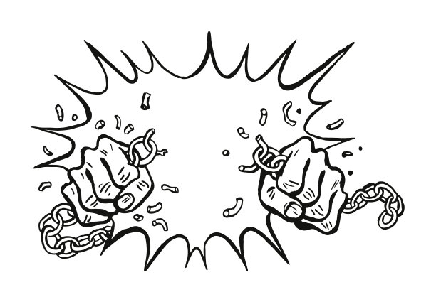 打破金属链图片下载