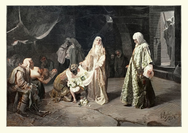 圣卡西达，托莱多的圣卡西达，玫瑰奇迹图片下载