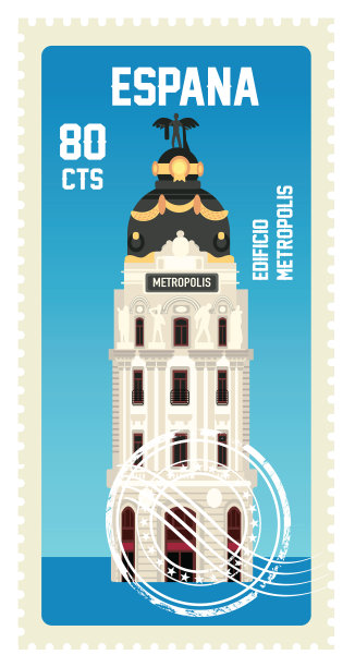 西班牙的邮票图片下载