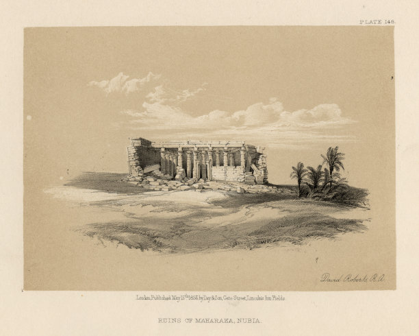 19世纪努比亚马哈拉卡遗址图片下载