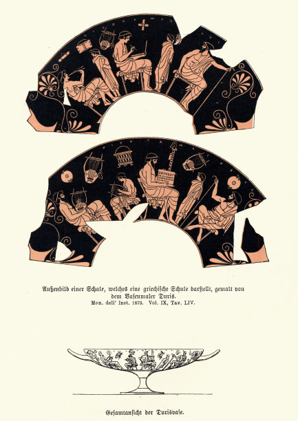 一个古希腊花瓶的设计范例图片下载