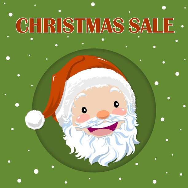 圣诞老人圣诞特卖会图片下载