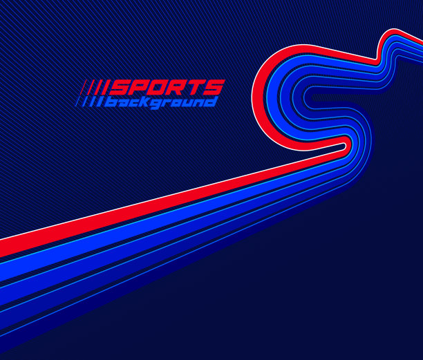 体育抽象矢量背景三维空间矢量设计与地方文字，海报横幅或任何广告模板，体育游戏或赛车和跑步活动。图片下载