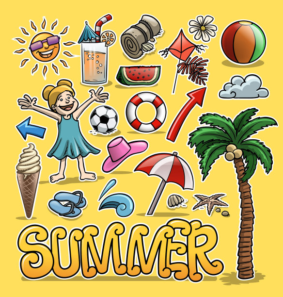 有趣的海滩图片下载