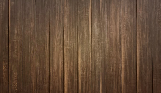 胡桃木木板墙的近景。木材纹理垂直木板图案。质朴风格的壁纸。图片下载