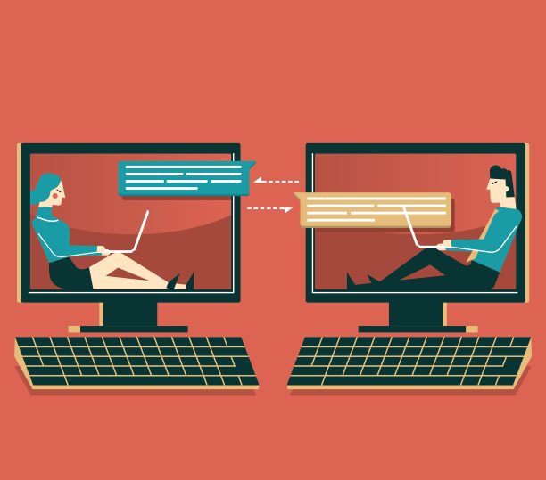 远程办公-商务人员图片下载