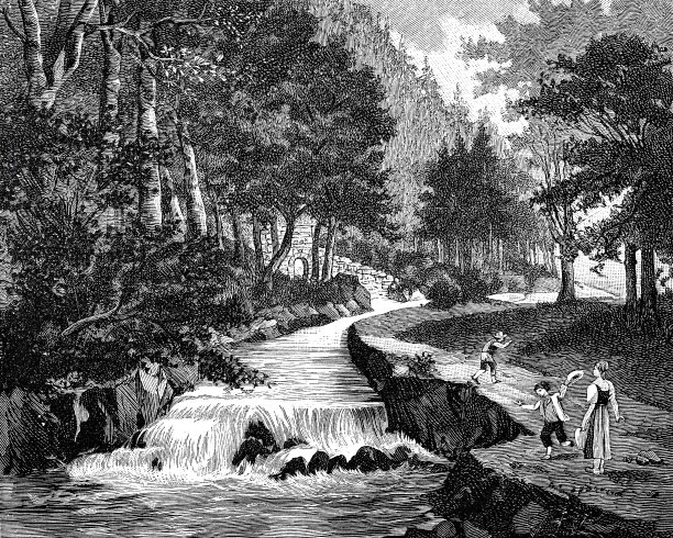 魏玛，劳特奎尔瀑布图片下载