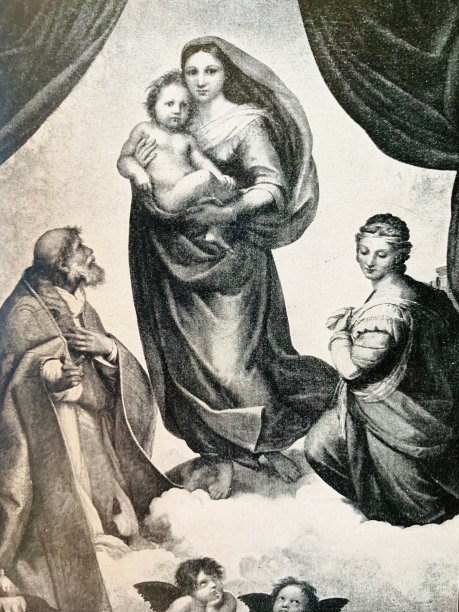 圣母玛利亚的画图片下载