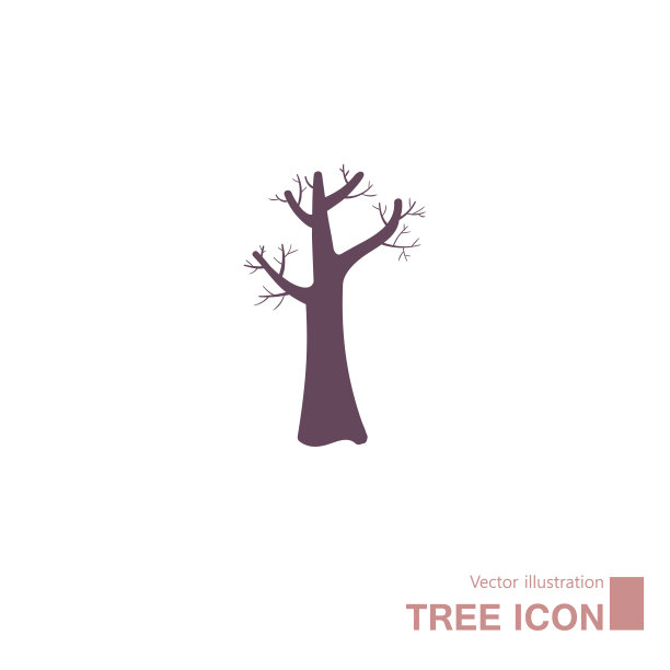 矢量绘制树。图片下载