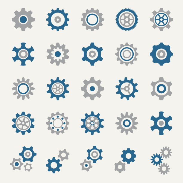 齿轮图标-插图图片下载