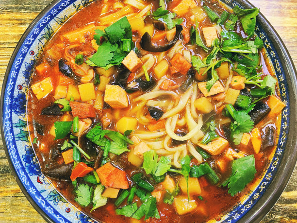 兰州牛肉拉面馆，中国第一面食，兰州牛肉拉面美味图片下载