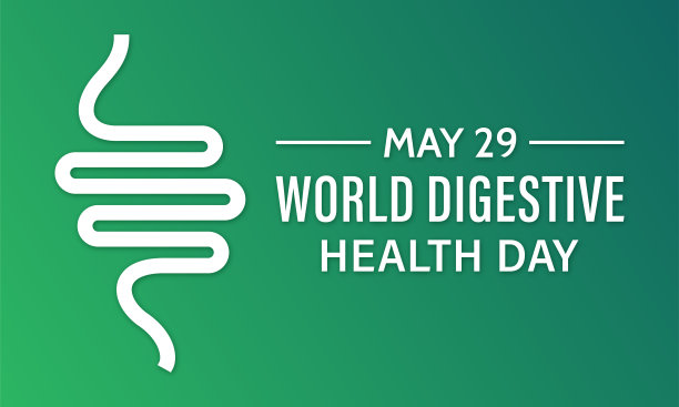 世界消化健康日。向量横幅，海报，卡片和背景消化健康图片下载