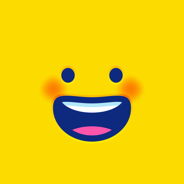 黄色海报上的表情符号图片下载